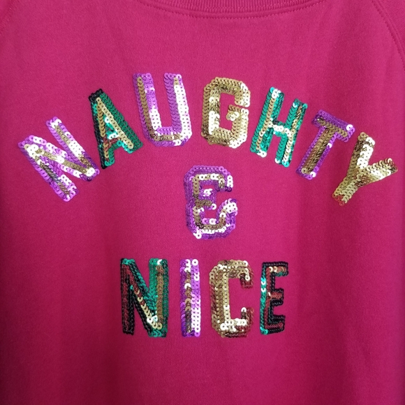 Torrid Naughty & Nice Cozy Sweatshirt Size 1X 14-16 NWT - Picture 3 of 6
